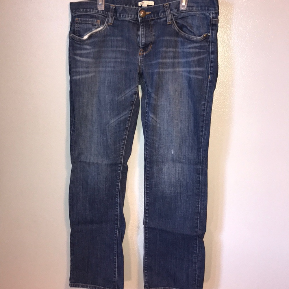 EUC!! CABi straight leg jeans size 14 - Picture 4 of 6